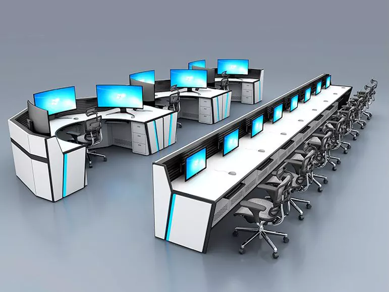 Console de surveillance du centre de commande